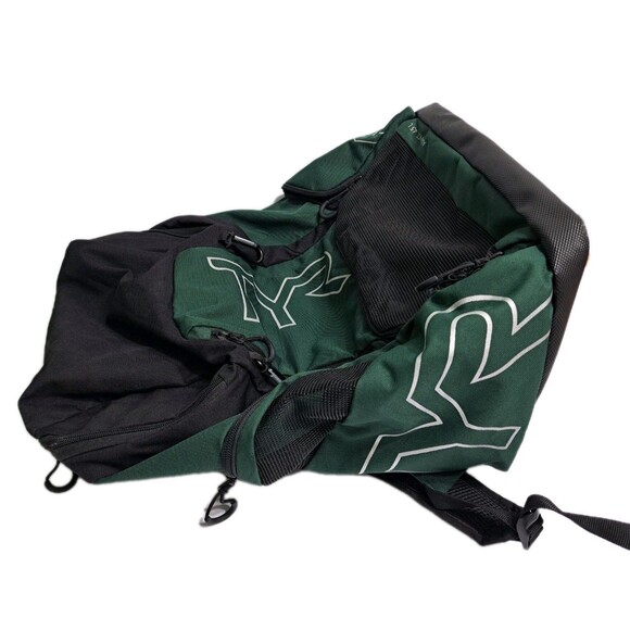TYR Alliance 45L Swim Bag Backpack Large Green Black - Picture 6 of 10